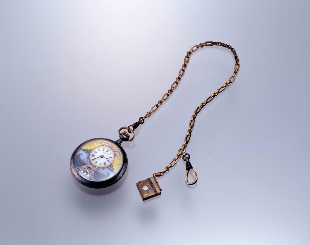 作品画像:懐中時計 YANKEE BICYCLE WATCH