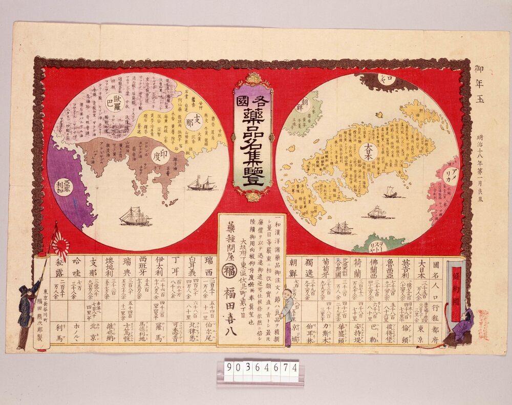 作品画像:各国薬品名集鑑