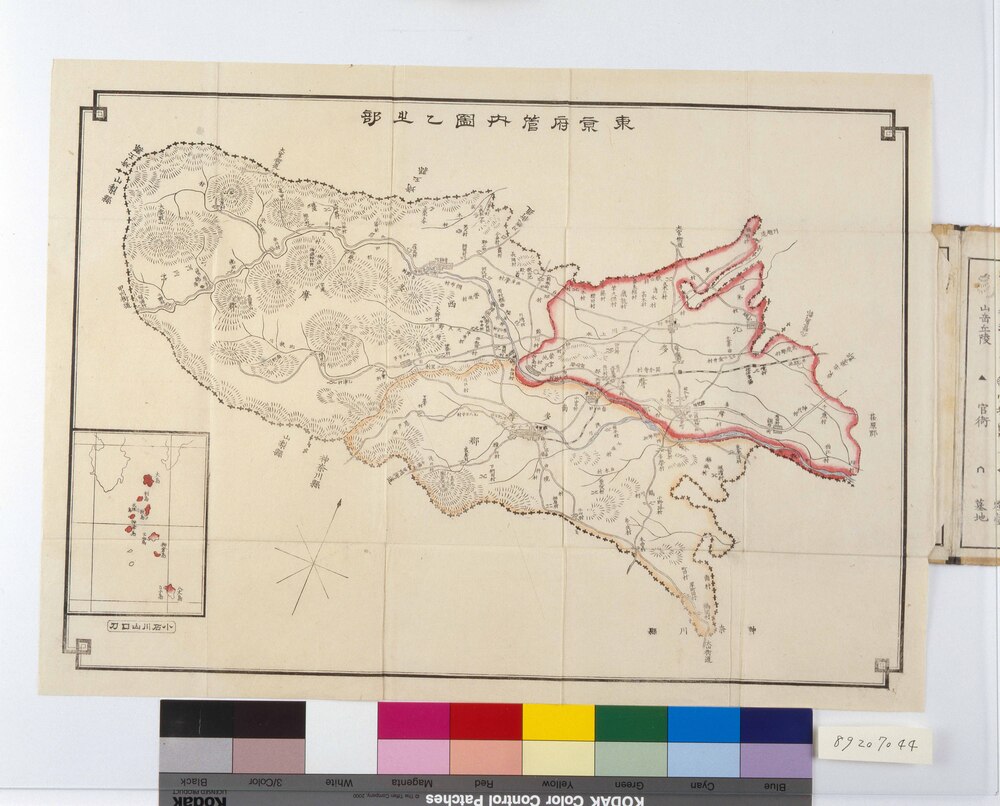 作品画像:東京府管内指南図 小学校生徒用