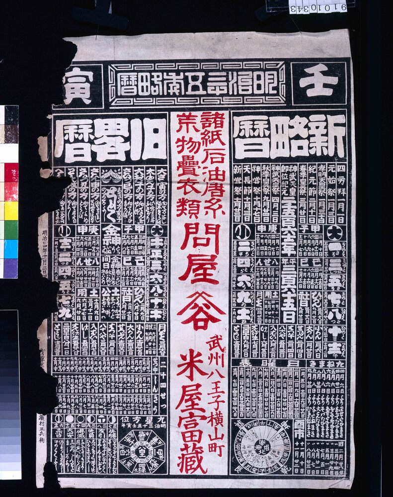 作品画像:武州八王子横山町 米屋富蔵(明治三十五年略歴付)