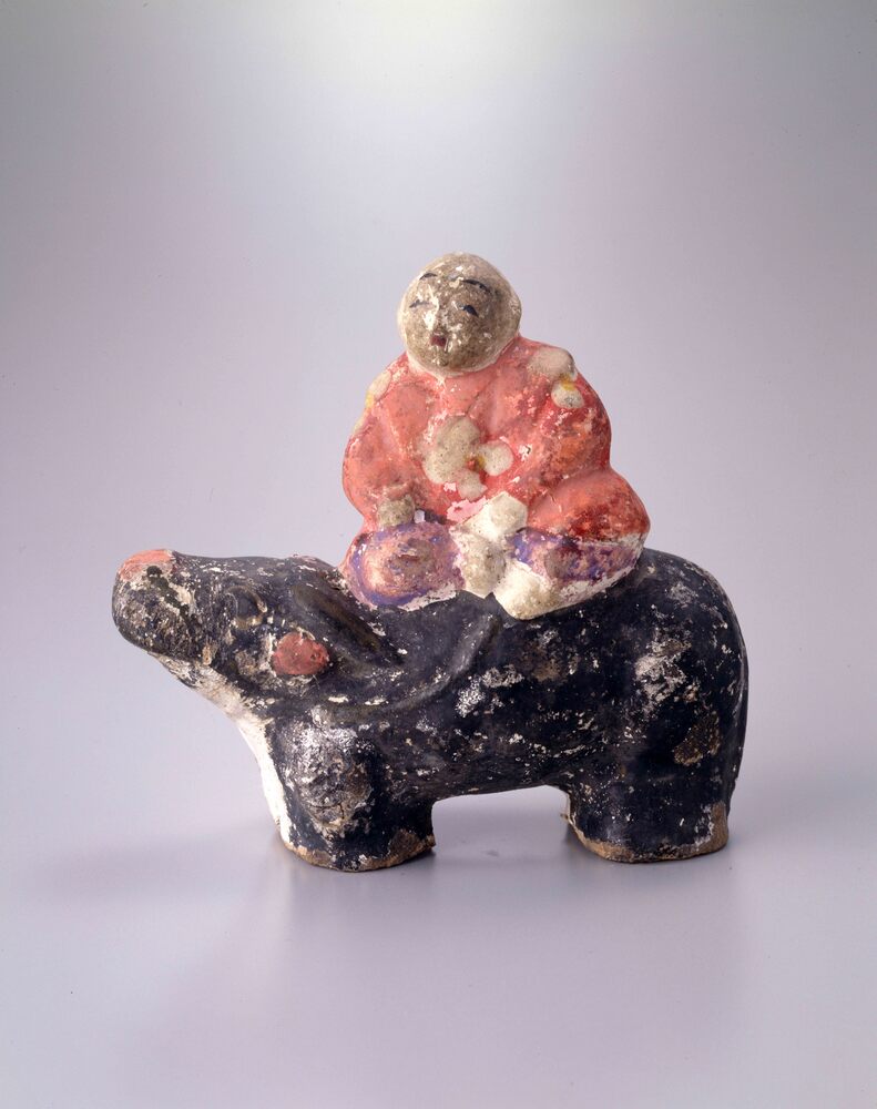 作品画像:相良人形 牛乗り天神