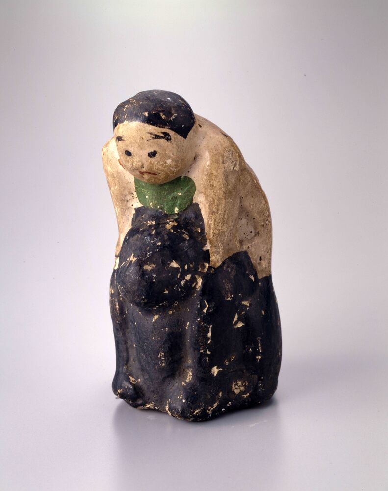 作品画像:相良人形 熊乗り金太郎