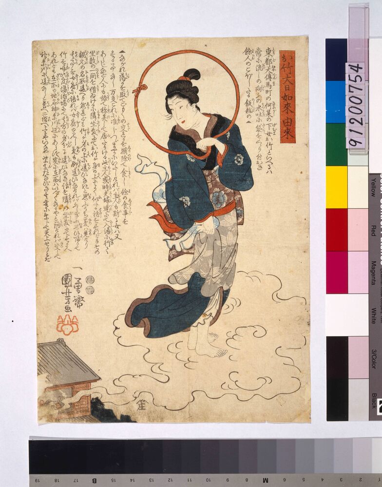 作品画像:お竹大日如来由来