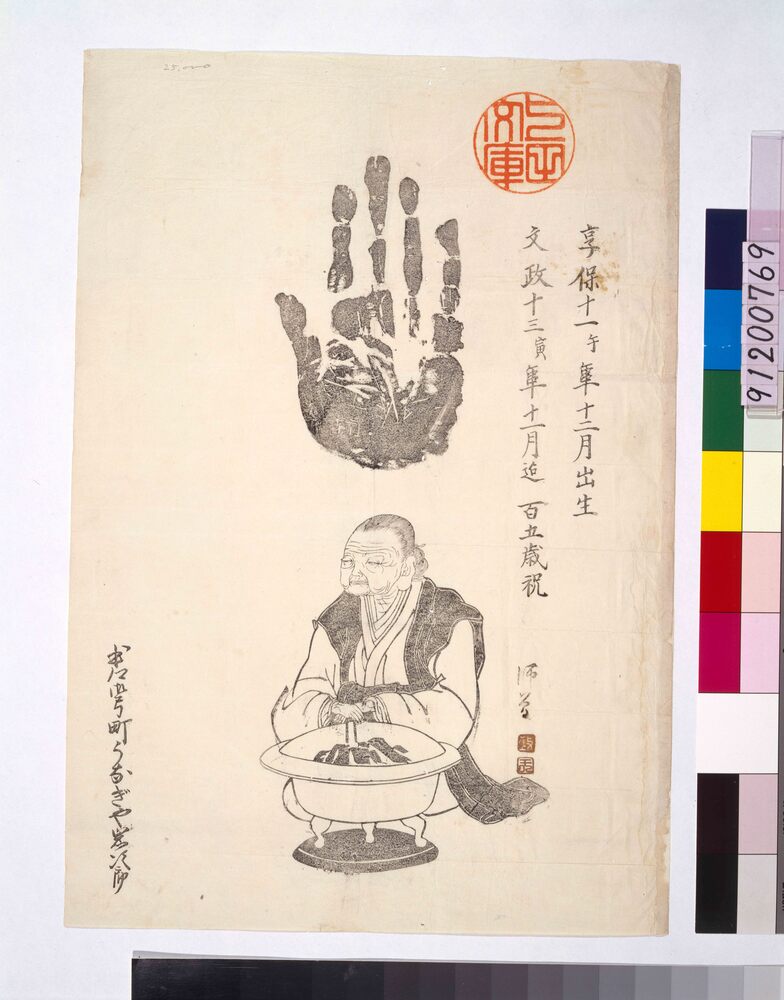 作品画像:本郷弓町うなぎや岩次郎百五歳祝