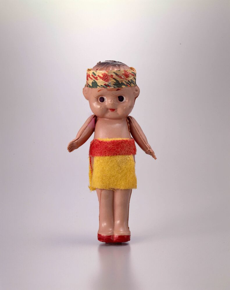 作品画像:セルロイド人形 小児