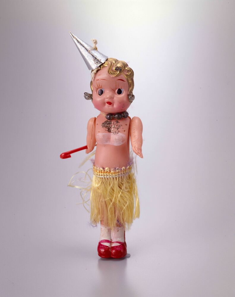 作品画像:セルロイド人形 踊り子風