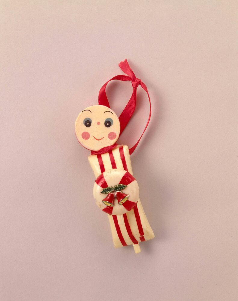 作品画像:セルロイド玩具 クリスマス用装飾(紐付)