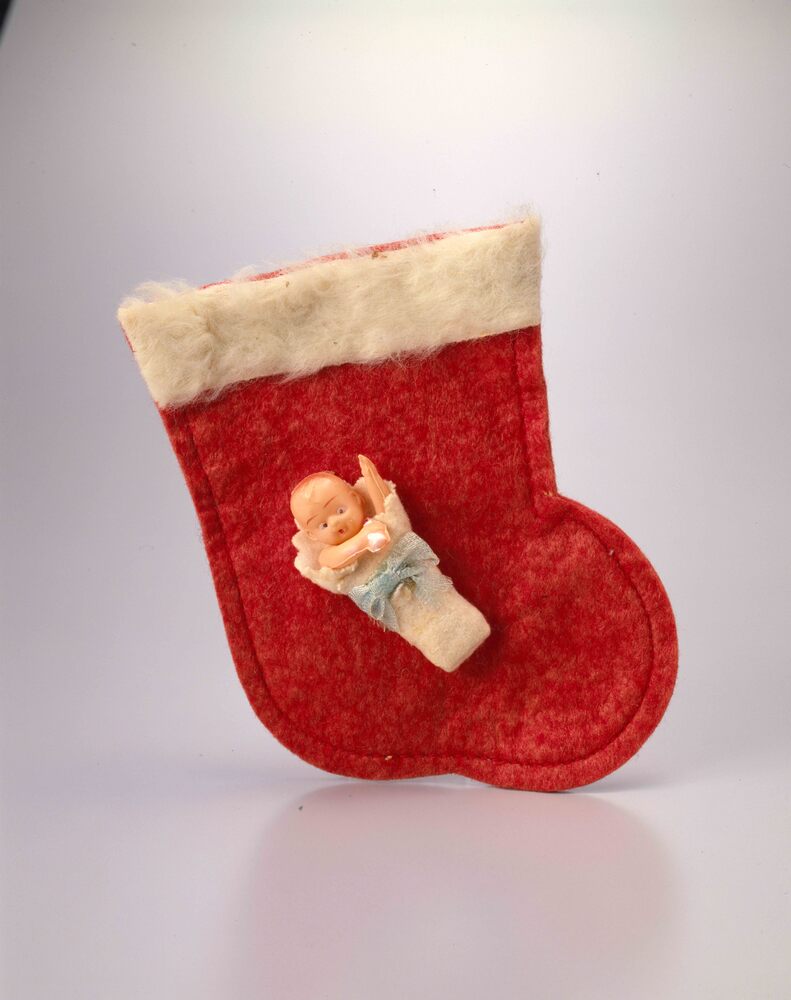 作品画像:セルロイド玩具 クリスマス用装飾風