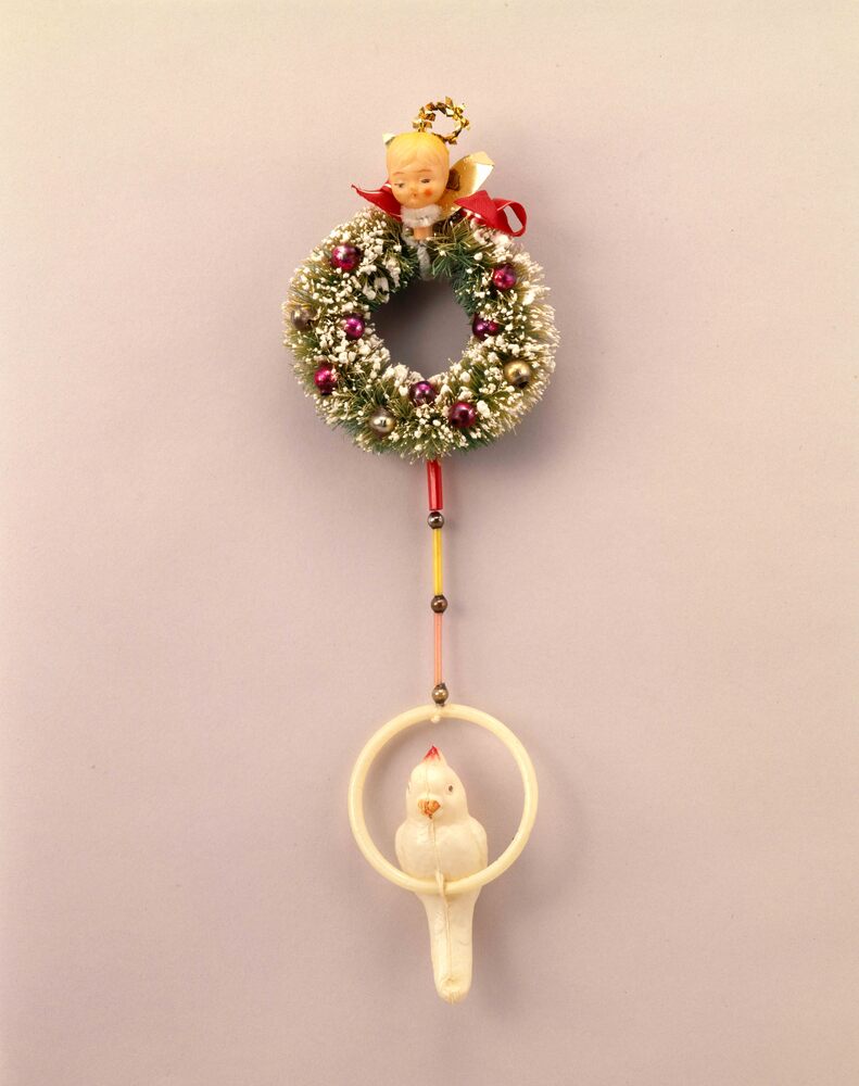 作品画像:セルロイド玩具 クリスマス用装飾