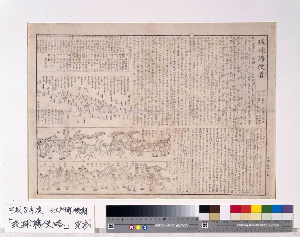 作品画像:琉球聘使畧