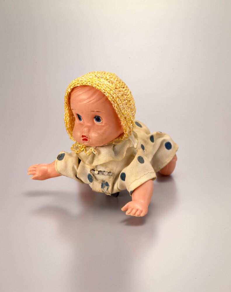 作品画像:セルロイド玩具 赤ん坊
