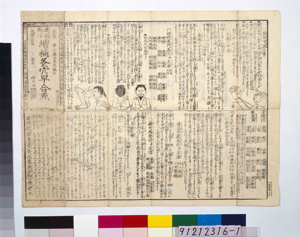 作品画像:万病即治 増補 灸穴早合点
