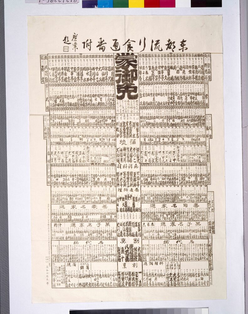 作品画像:東都流行食通番附