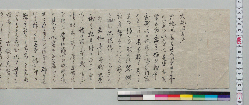 作品画像:火砲問答序