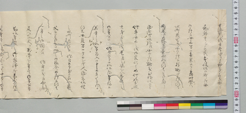 作品画像:願書案文断簡(身分の儀是迄の振合に下し置かれたく)