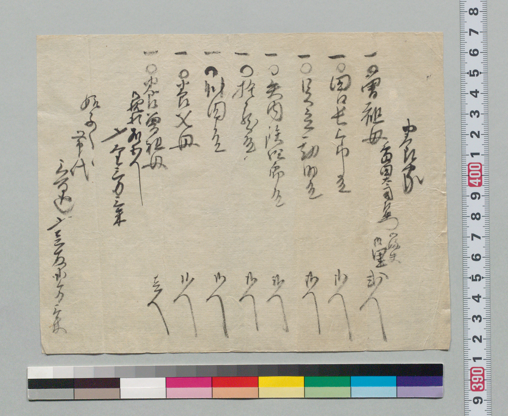 作品画像:養家人数書上(田口家)