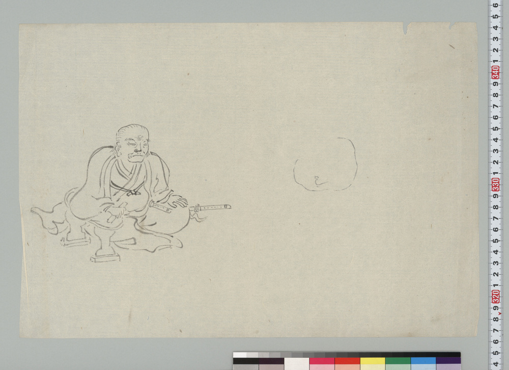 作品画像:斎藤十郎太夫肖像 下絵
