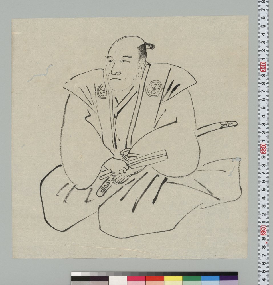 作品画像:斎藤十郎太夫肖像 下絵