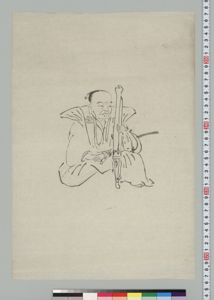 作品画像:斎藤十郎太夫肖像 下絵