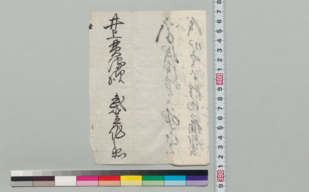 作品画像:井上貫流宛書簡(腫物用の薬頂戴願)