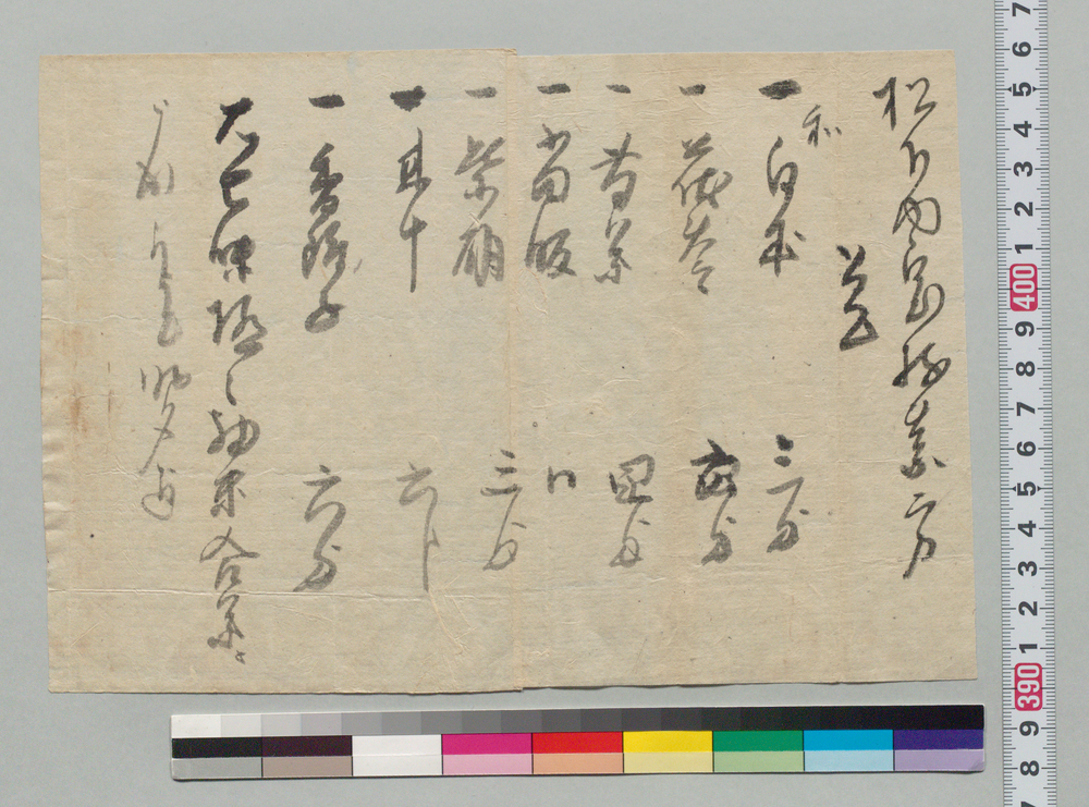 作品画像:松下内室様薬方覚