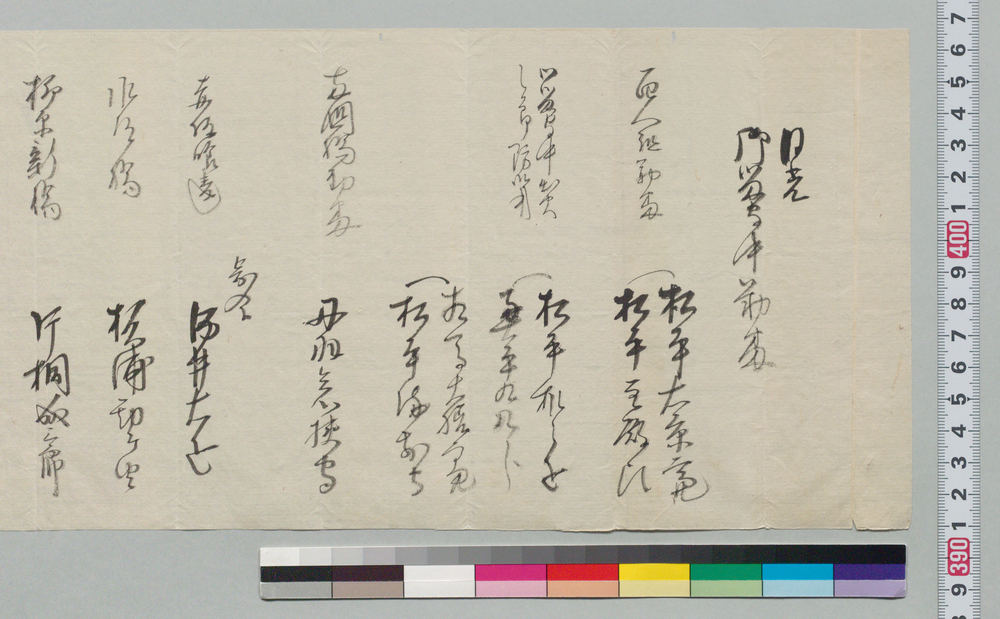 作品画像:日光御留守中勤番書付