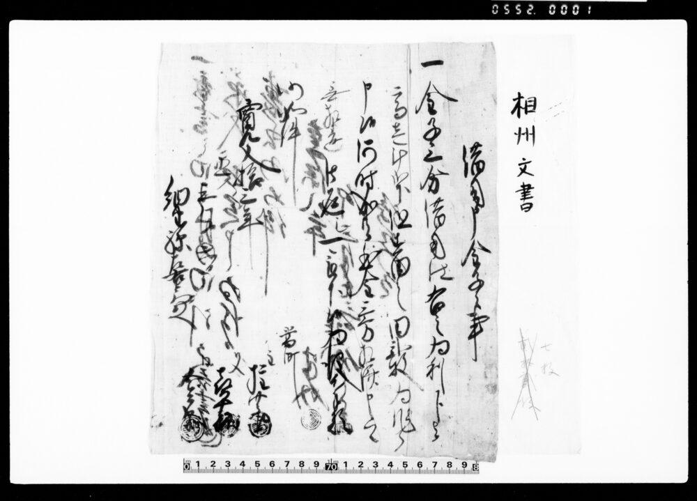 作品画像:相州文書