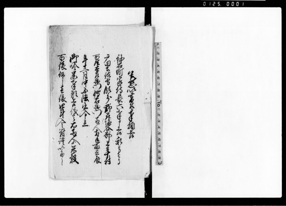 作品画像:乍恐以書付奉願上候