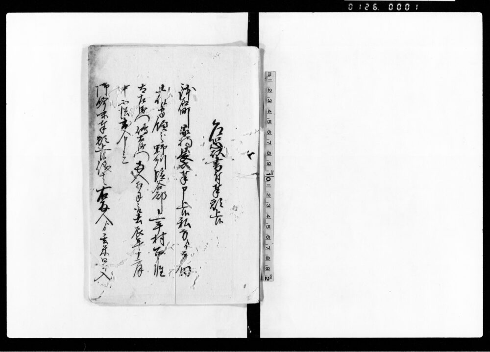 作品画像:乍恐以書付奉願上候