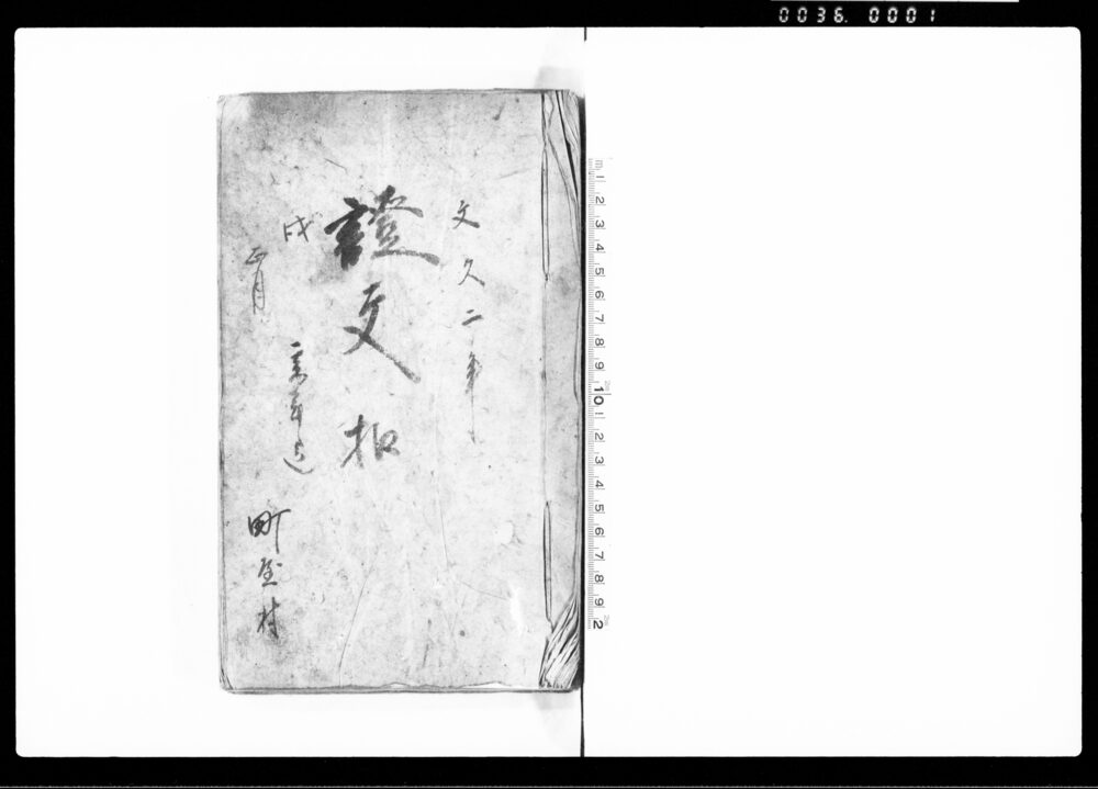 作品画像:証文控
