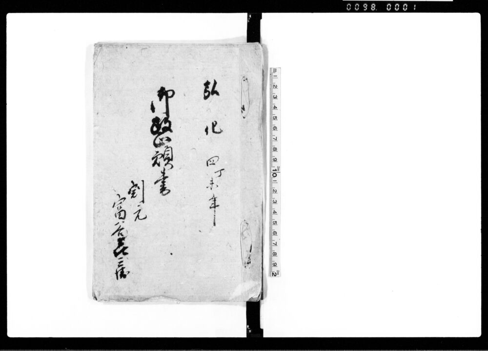 作品画像:御改正願書