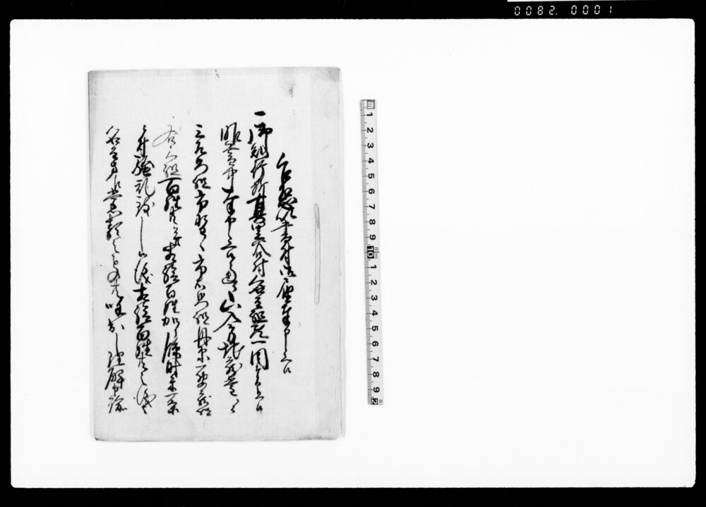 作品画像:乍恐以書付御届奉申上候