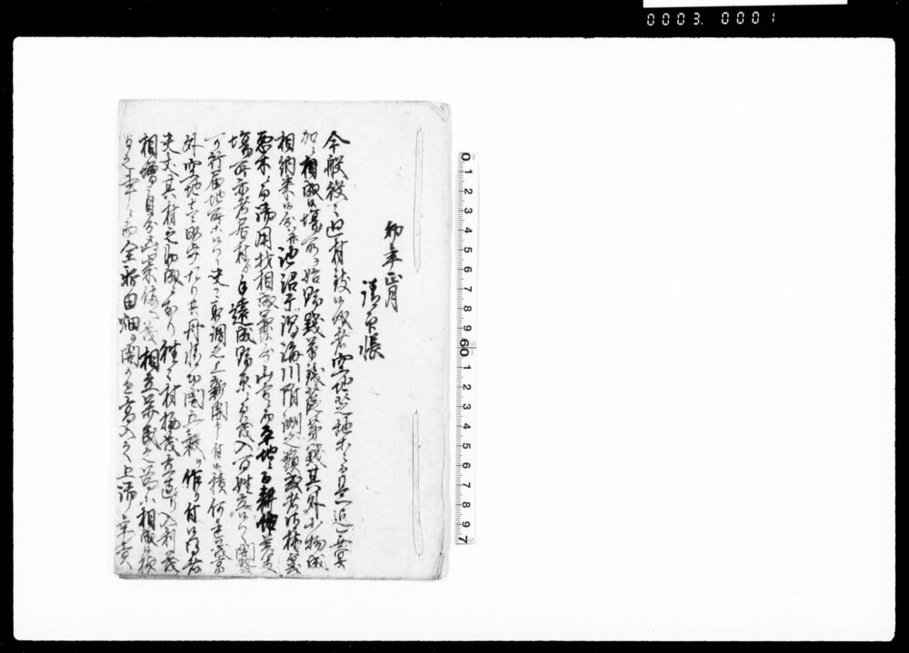 作品画像:卯年正月請印帳