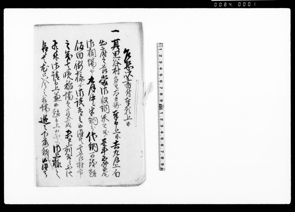 作品画像:乍恐以書付奉願上候