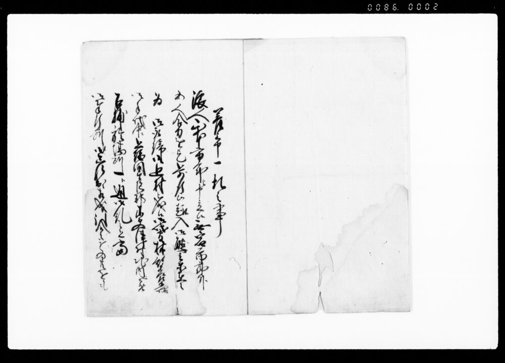作品画像:御請書之写