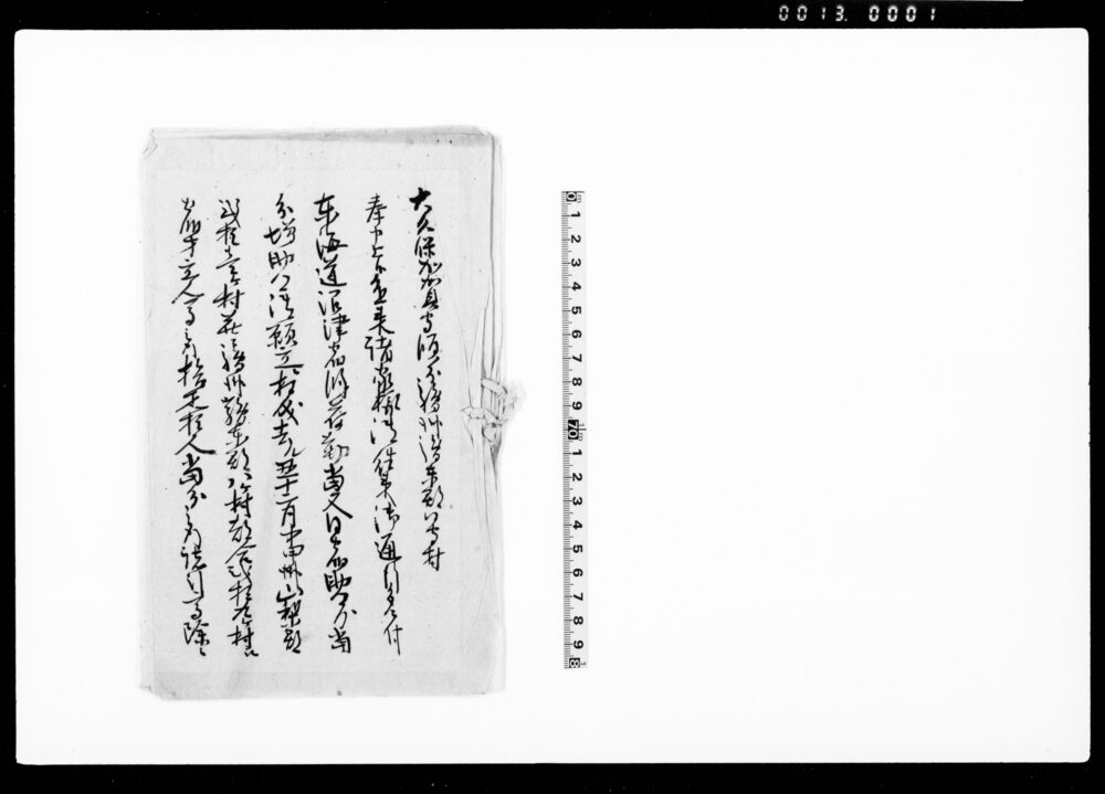 作品画像:(助郷免除奉願上候)