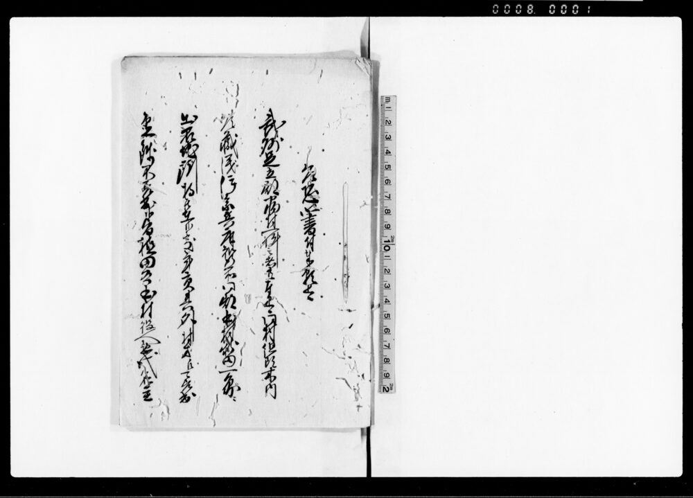 作品画像:乍恐以書付奉願上候