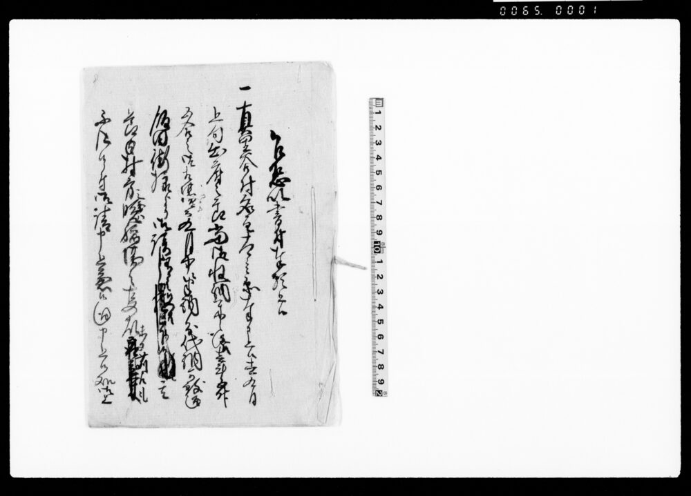 作品画像:乍恐以書付奉願上候(百姓共難儀御収納米につき願)