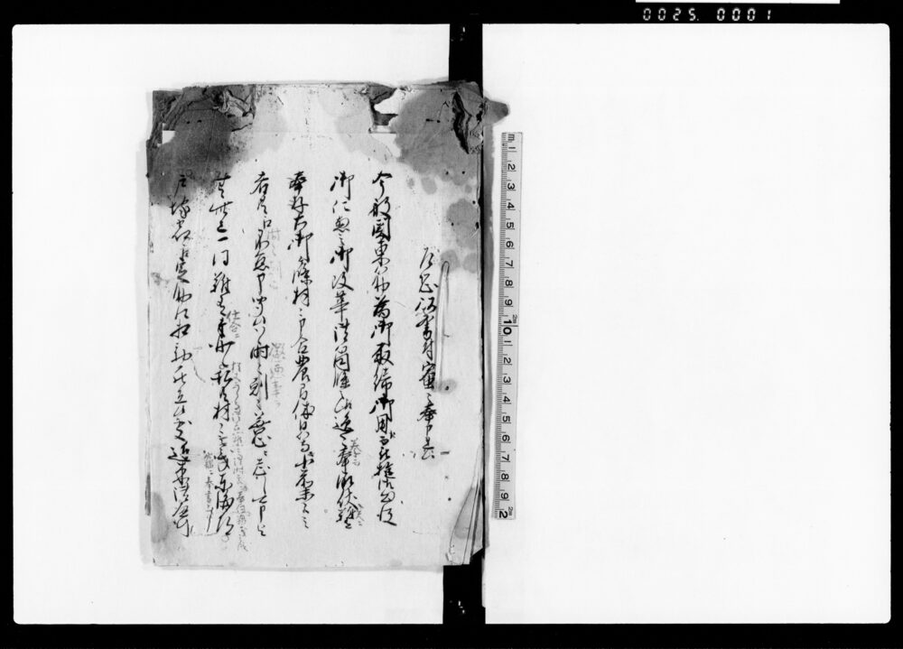 作品画像:乍恐以書付密々奉申上候