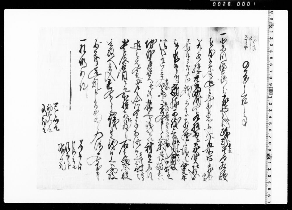作品画像:入置申一札之事(巳之助亡養父跡式相続一件につき)