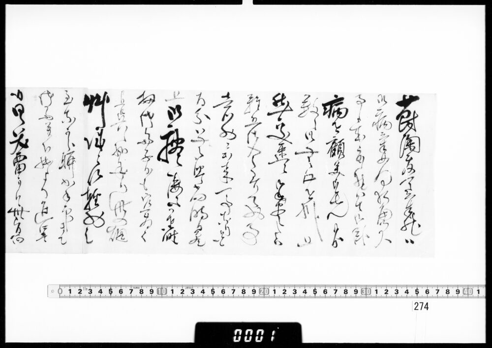 作品画像:府川一則宛桜井書状