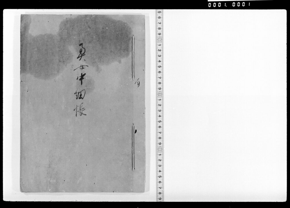 作品画像:奥女中細帳