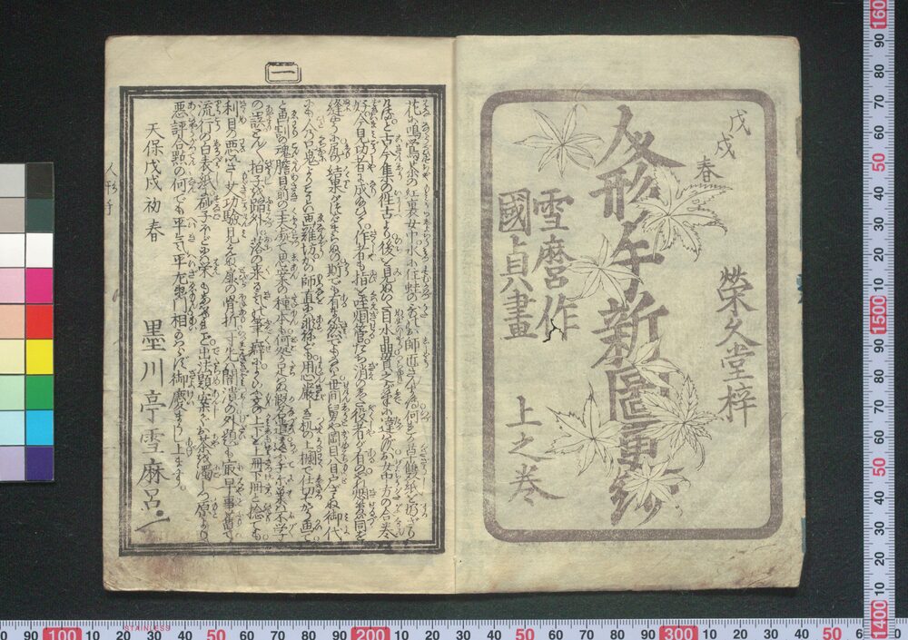 作品画像:人形手新図更紗