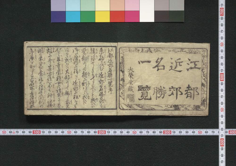 作品画像：江都近郊名勝一覧