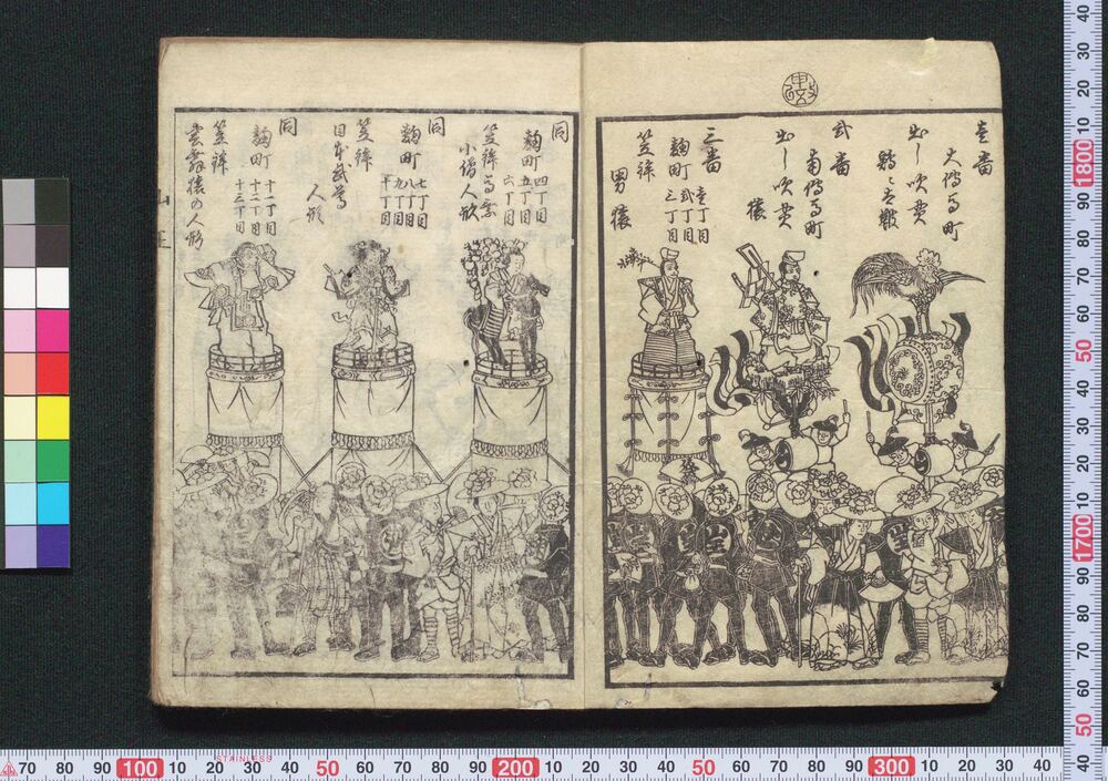 作品画像：山王御祭礼番附
