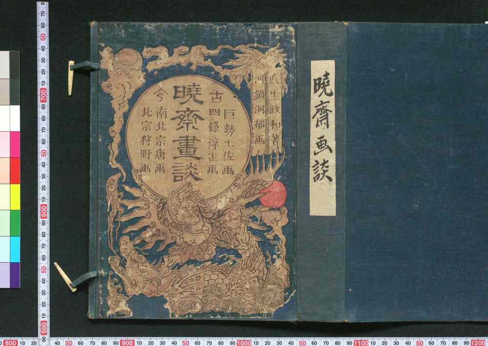 作品画像:暁斎画談