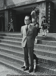 作品画像:令孫と三木武夫総理