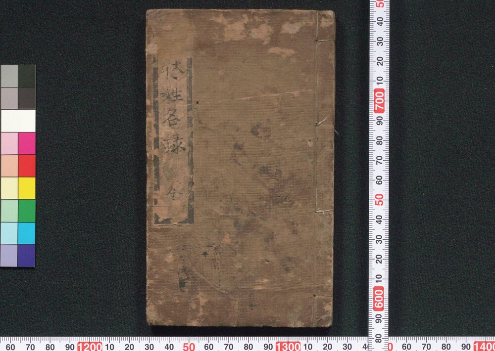 作品画像:熈朝儒林姓名録