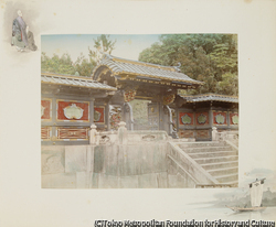 作品画像:335 銅の門(増上寺?)、芝、東京