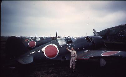 作品画像:日本軍戦闘機「雷電」とフェーレイス